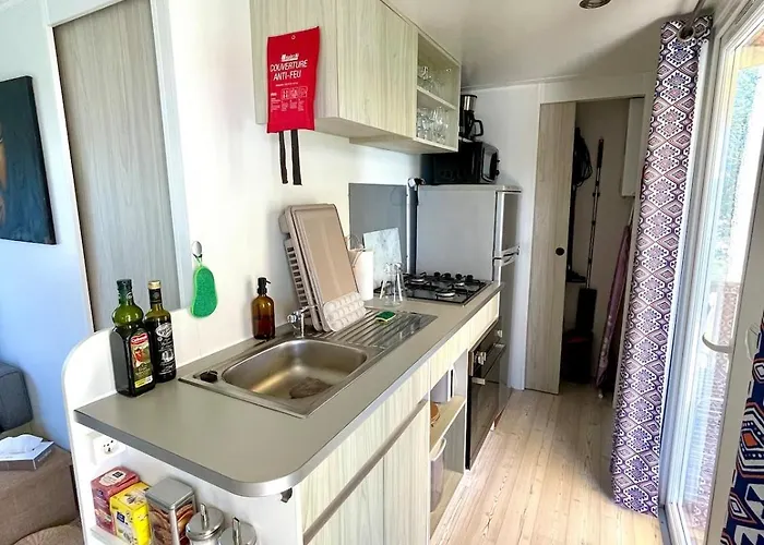 Апартаменты Sous Les Arbres ! - Mobil-home 2 - Clim - Animaux Admis Леж-Кап-Ферре