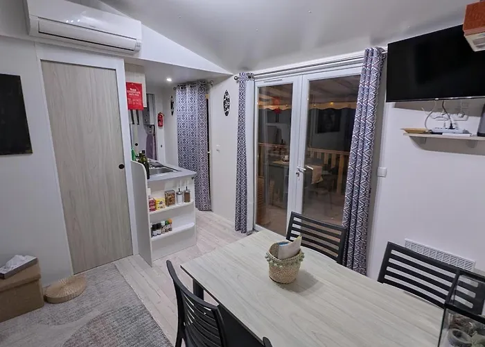 Sous Les Arbres ! - Mobil-home 2 - Clim - Animaux Admis * Леж-Кап-Ферре