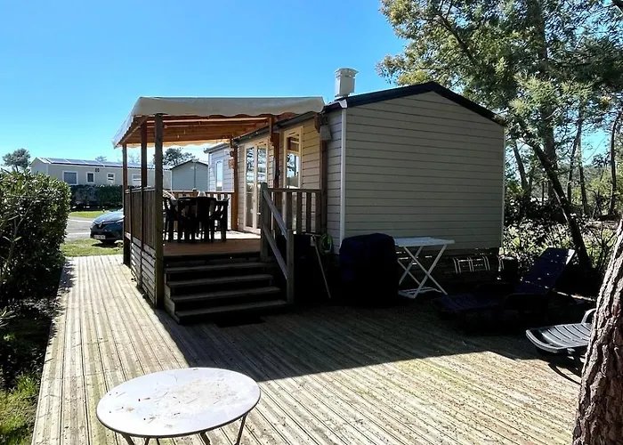 Sous Les Arbres ! - Mobil-home 2 - Clim - Animaux Admis Апартаменты Леж-Кап-Ферре