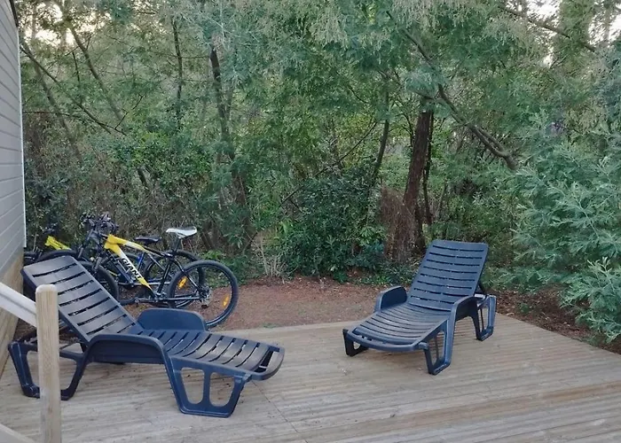 Апартаменты Sous Les Arbres ! - Mobil-home 2 - Clim - Animaux Admis Леж-Кап-Ферре