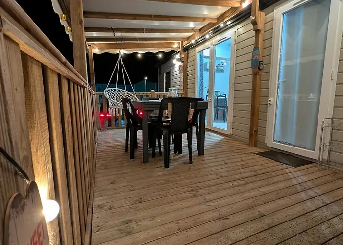 Sous Les Arbres ! - Mobil-home 2 - Clim - Animaux Admis * Леж-Кап-Ферре